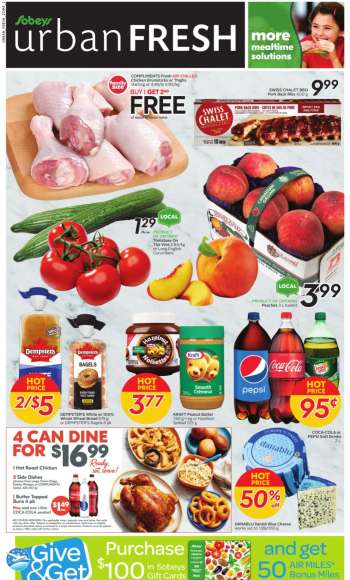Circulaire Sobeys Urban Fresh - 19 Août 2021 - 25 Août 2021.