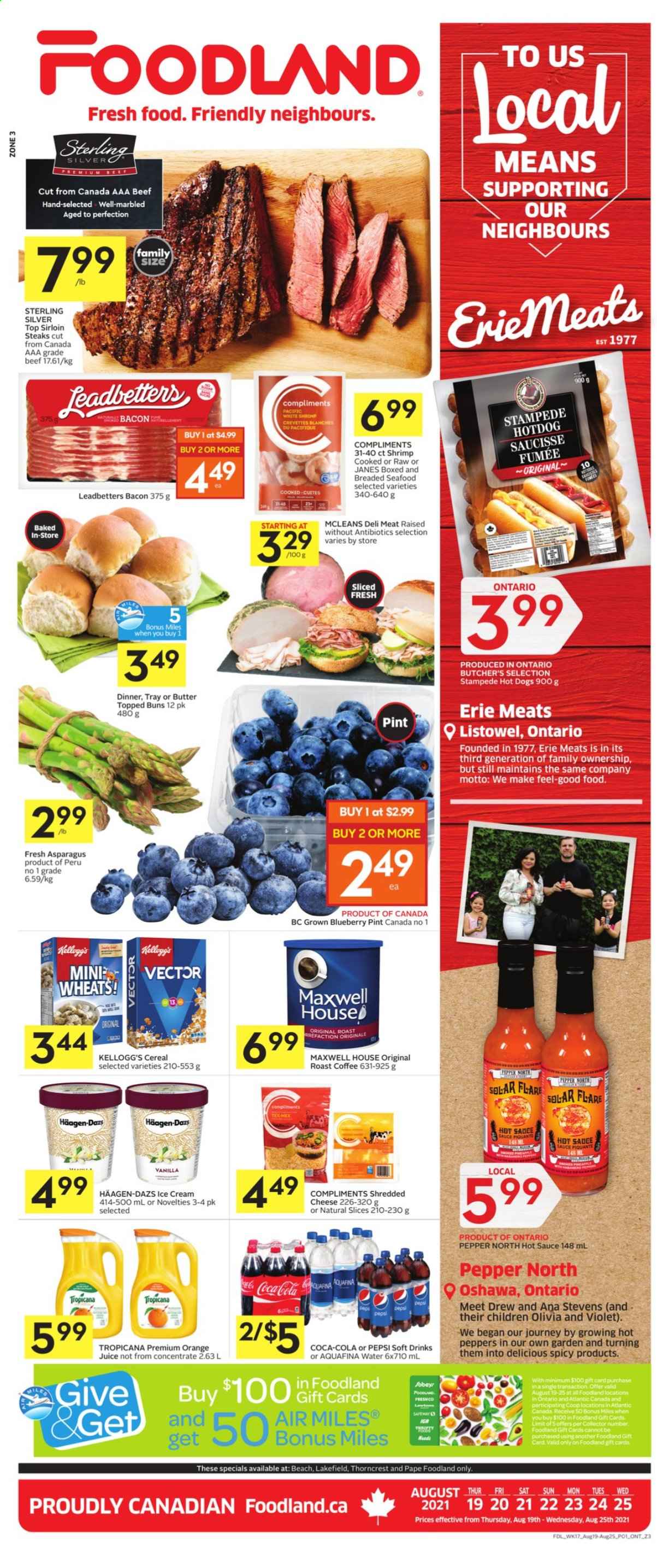 Foodland flyer - August 19, 2021 - August 25, 2021. Page 1