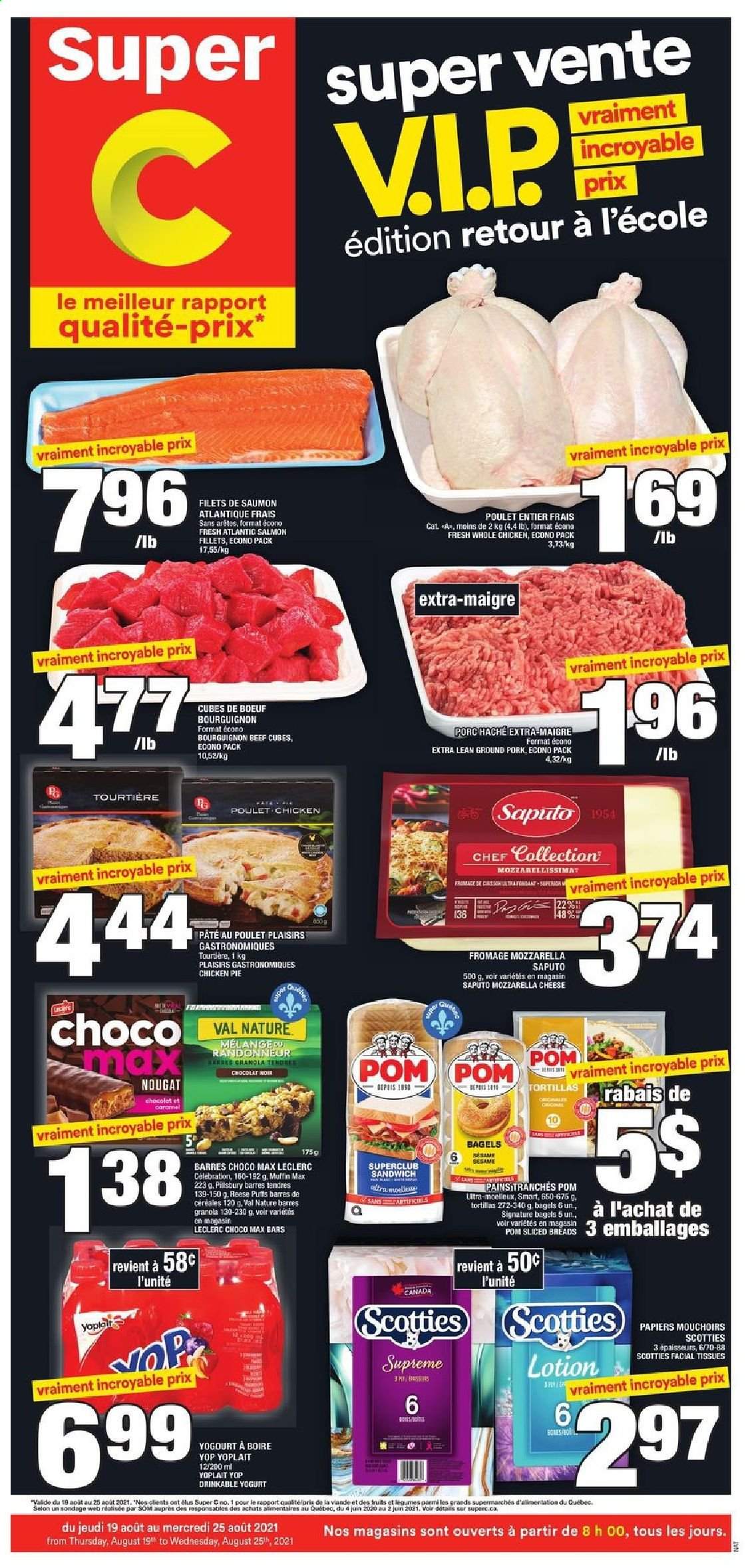 Super C flyer - August 19, 2021 - August 25, 2021. Page 1
