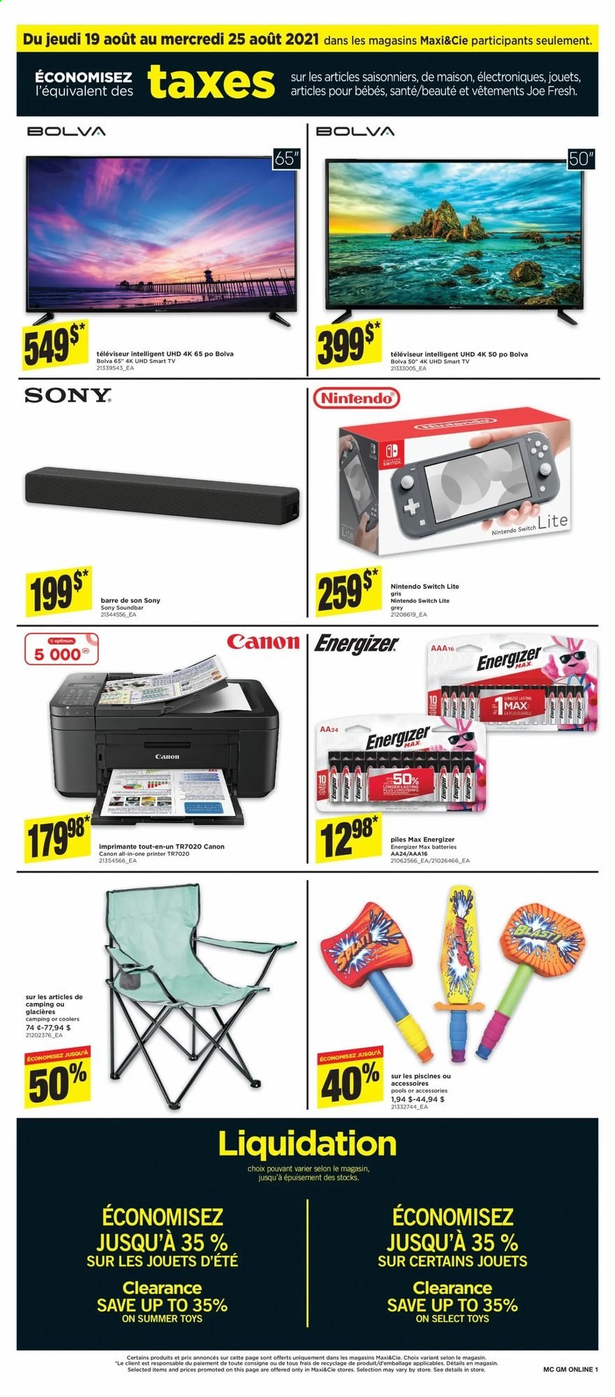 Maxi & Cie flyer - August 19, 2021 - August 25, 2021. Page 14