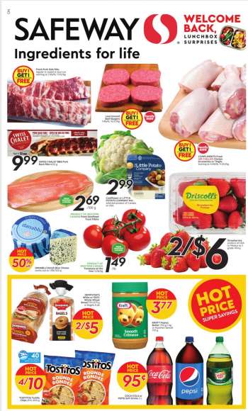 Safeway Flyer - August 19, 2021 - August 25, 2021.