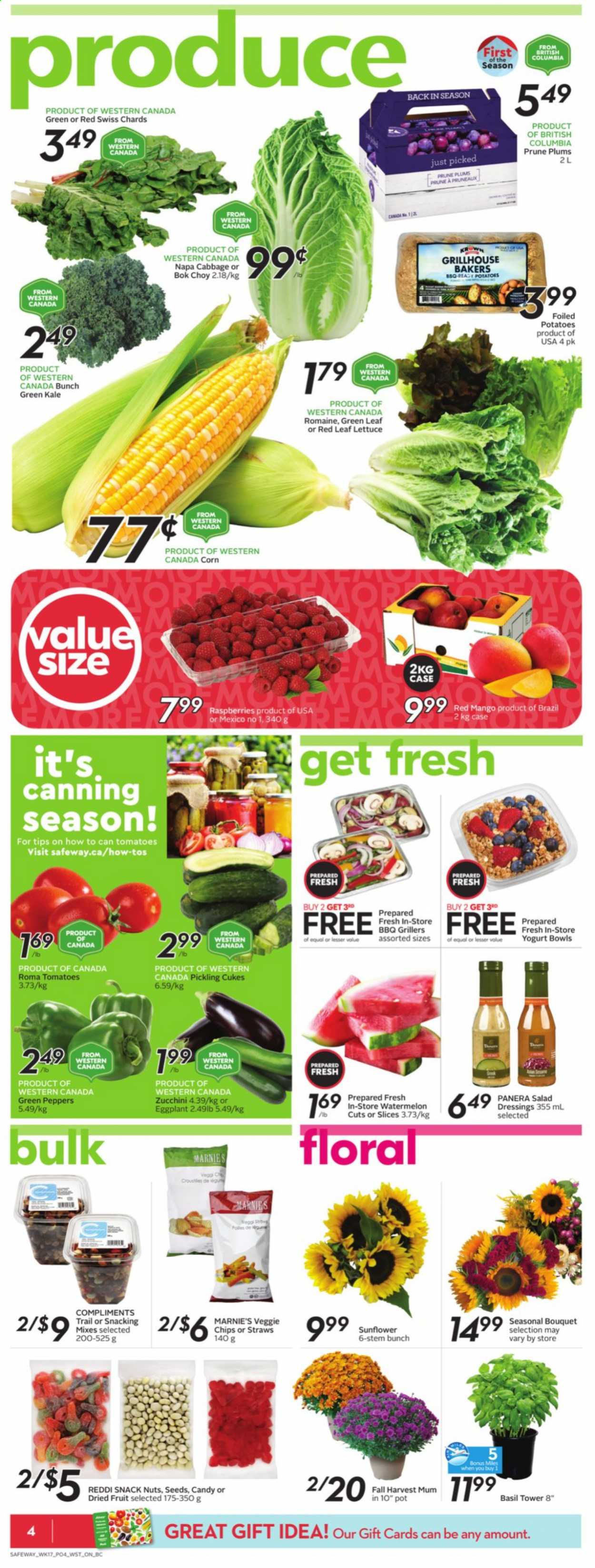 Circulaire Safeway - 19 Août 2021 - 25 Août 2021. Page 4