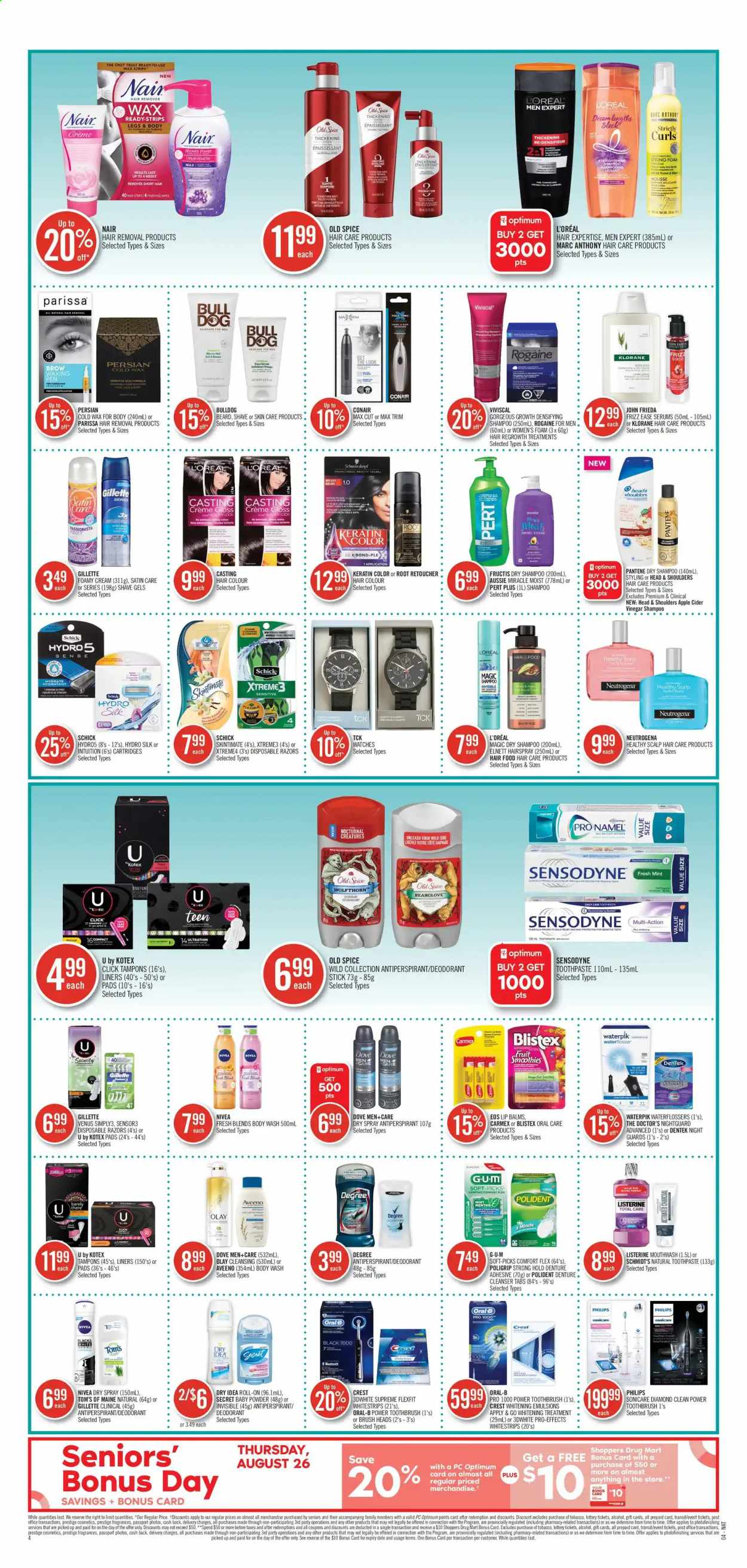 Shoppers Drug Mart flyer - August 21, 2021 - August 27, 2021. Page 4