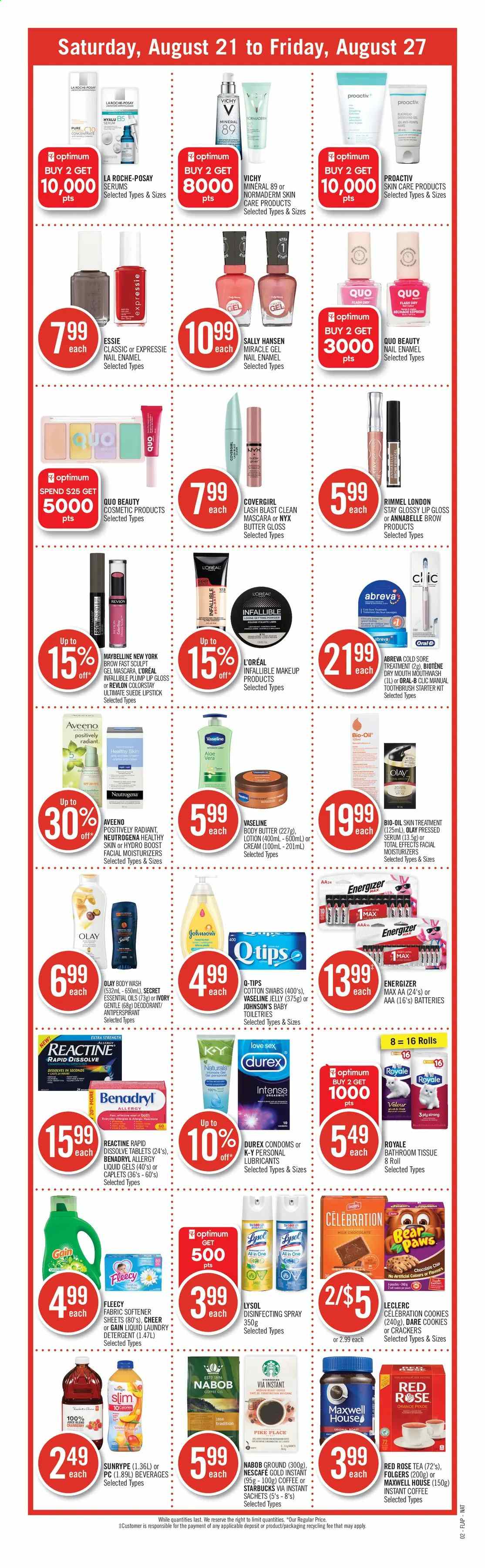Shoppers Drug Mart flyer - August 21, 2021 - August 27, 2021. Page 14