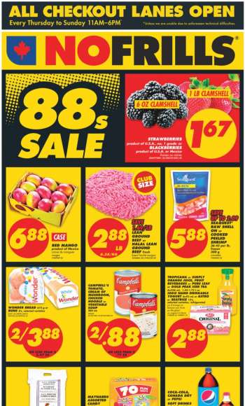 Circulaire No Frills - 26 Août 2021 - 01 Septembre 2021.