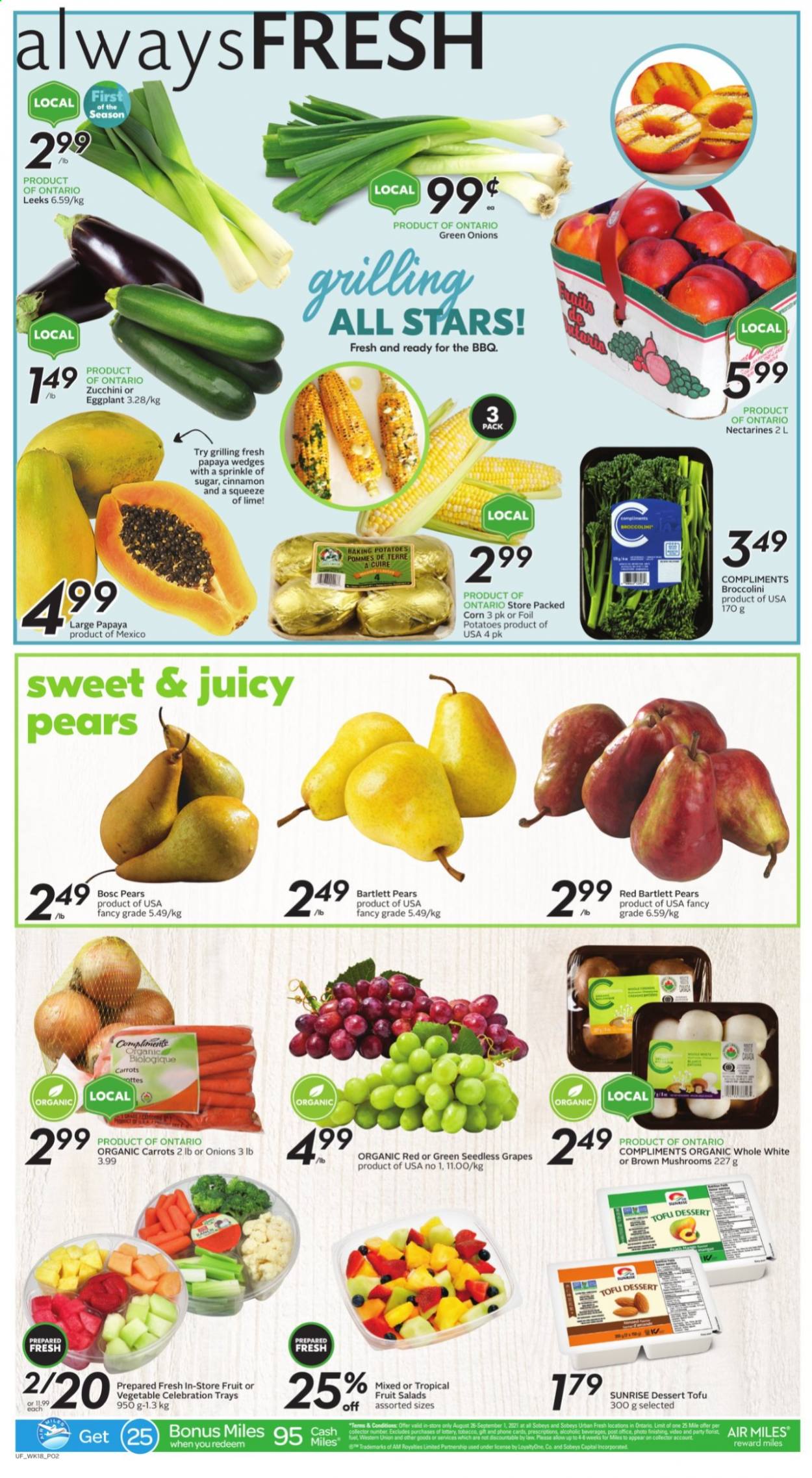 Sobeys Urban Fresh flyer - August 26, 2021 - September 01, 2021. Page 2
