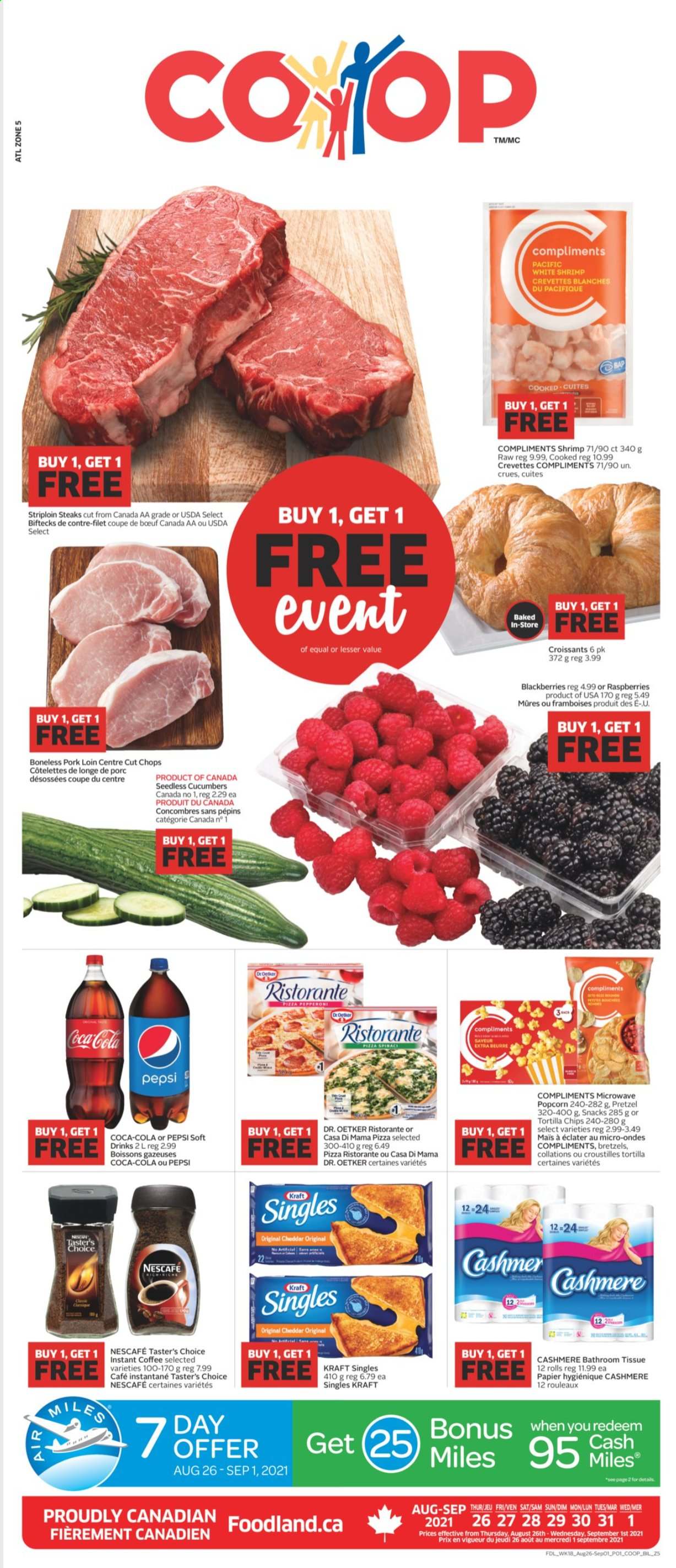 Co-op flyer - August 26, 2021 - September 01, 2021. Page 1
