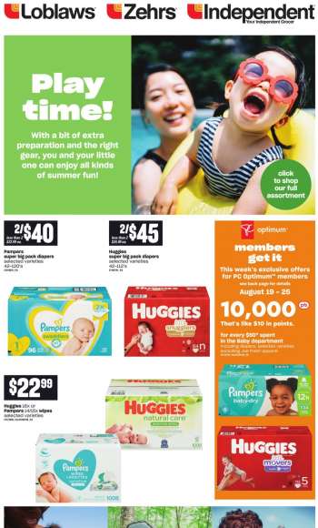 Loblaws Flyer - August 19, 2021 - September 01, 2021.