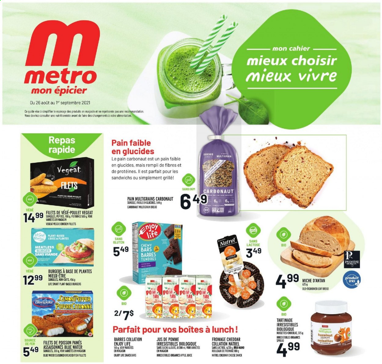 Metro flyer - August 26, 2021 - September 01, 2021. Page 1