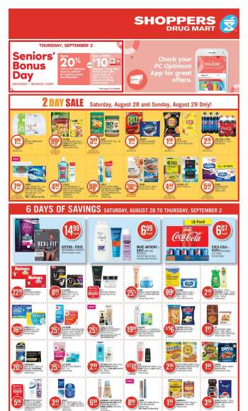 Shoppers Drug Mart Flyer - August 28, 2021 - September 02, 2021.