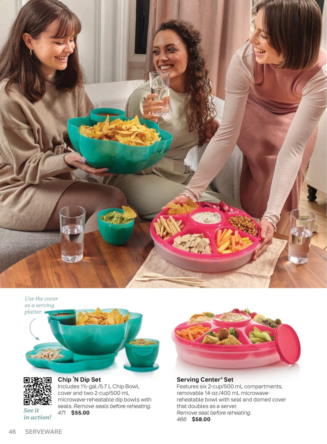 thumbnail - Tupperware Flyer - Sales products - cup, serveware. Page 46.