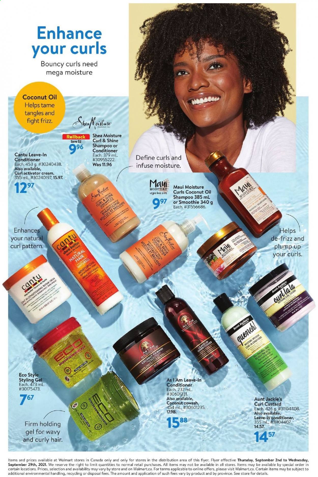 thumbnail - Circulaire Walmart - 02 Septembre 2021 - 29 Septembre 2021 - Produits soldés - smoothie, shampooing. Page 4.