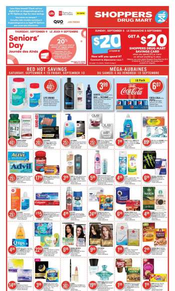 Shoppers Drug Mart Flyer - September 04, 2021 - September 10, 2021.