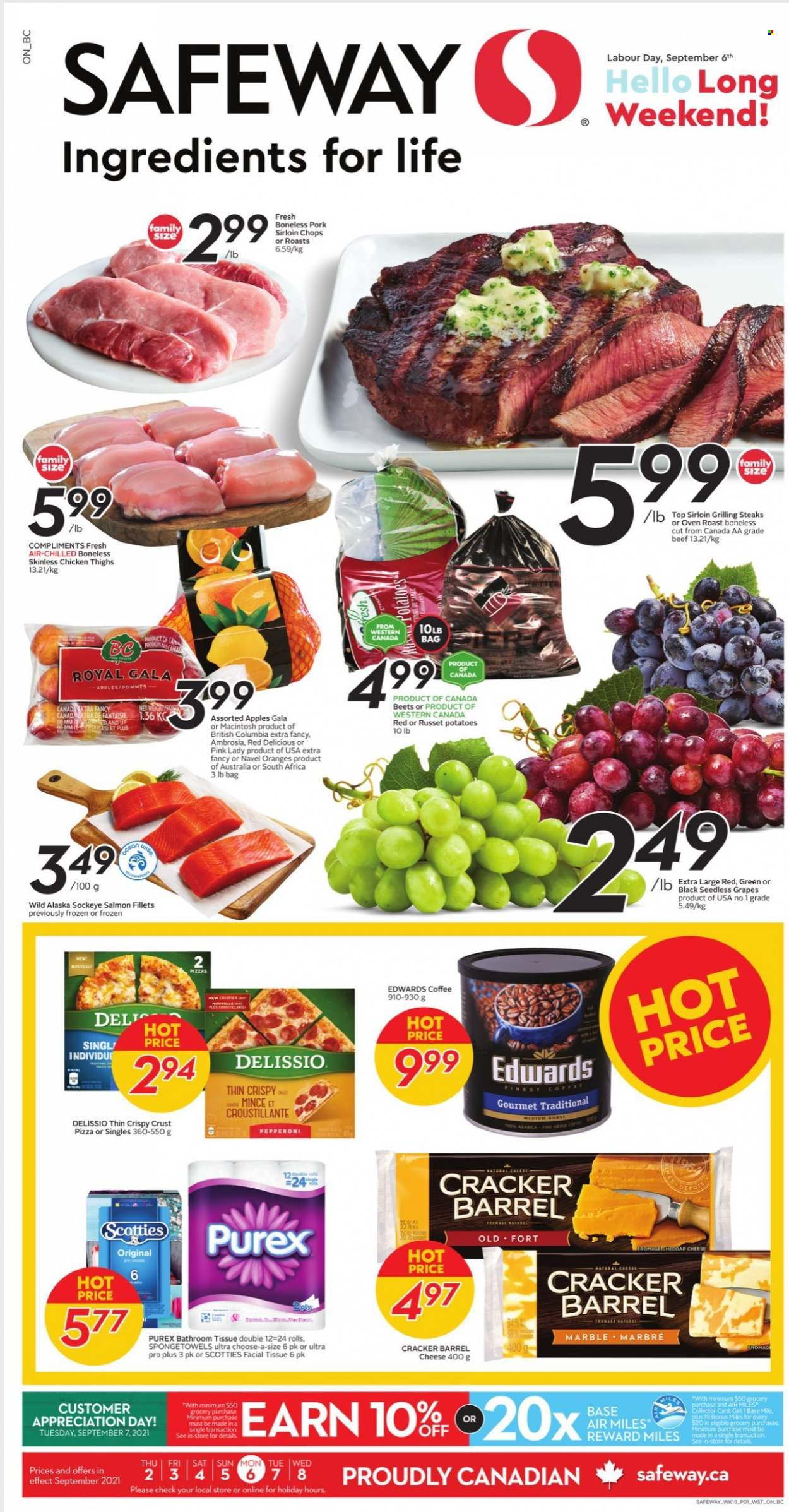 Safeway flyer - September 02, 2021 - September 06, 2021. Page 1