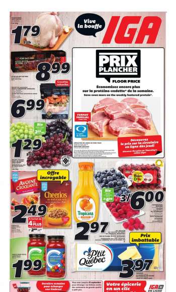 IGA Flyer - September 09, 2021 - September 15, 2021.