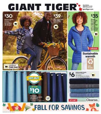 Giant Tiger Flyer - September 08, 2021 - September 14, 2021.