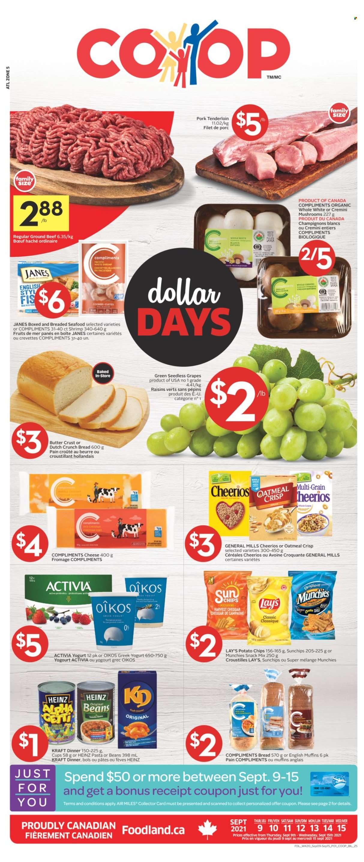 Co-op flyer - September 09, 2021 - September 15, 2021. Page 1