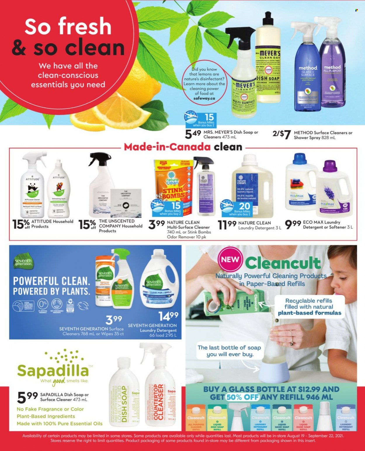 Safeway flyer - September 09, 2021 - September 15, 2021. Page 20