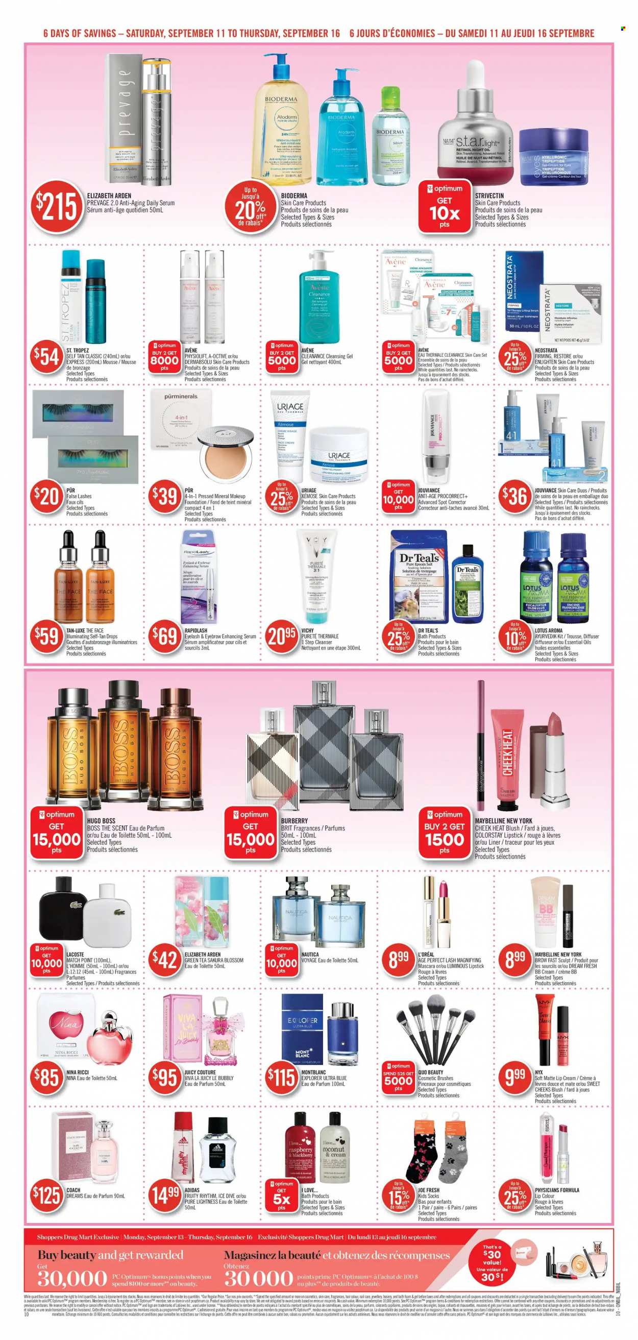 Shoppers Drug Mart flyer - September 11, 2021 - September 16, 2021. Page 12