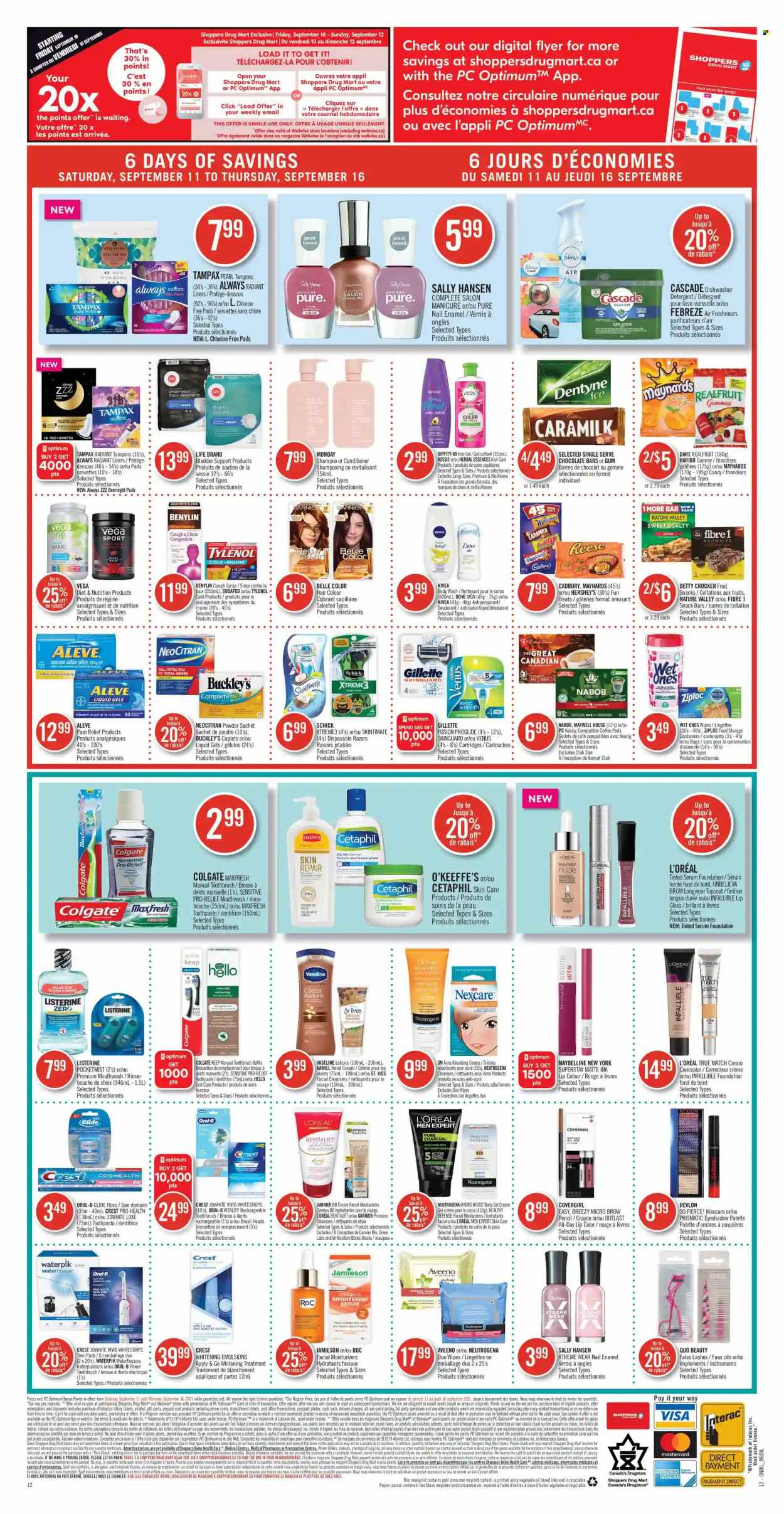 Shoppers Drug Mart flyer - September 11, 2021 - September 16, 2021. Page 14