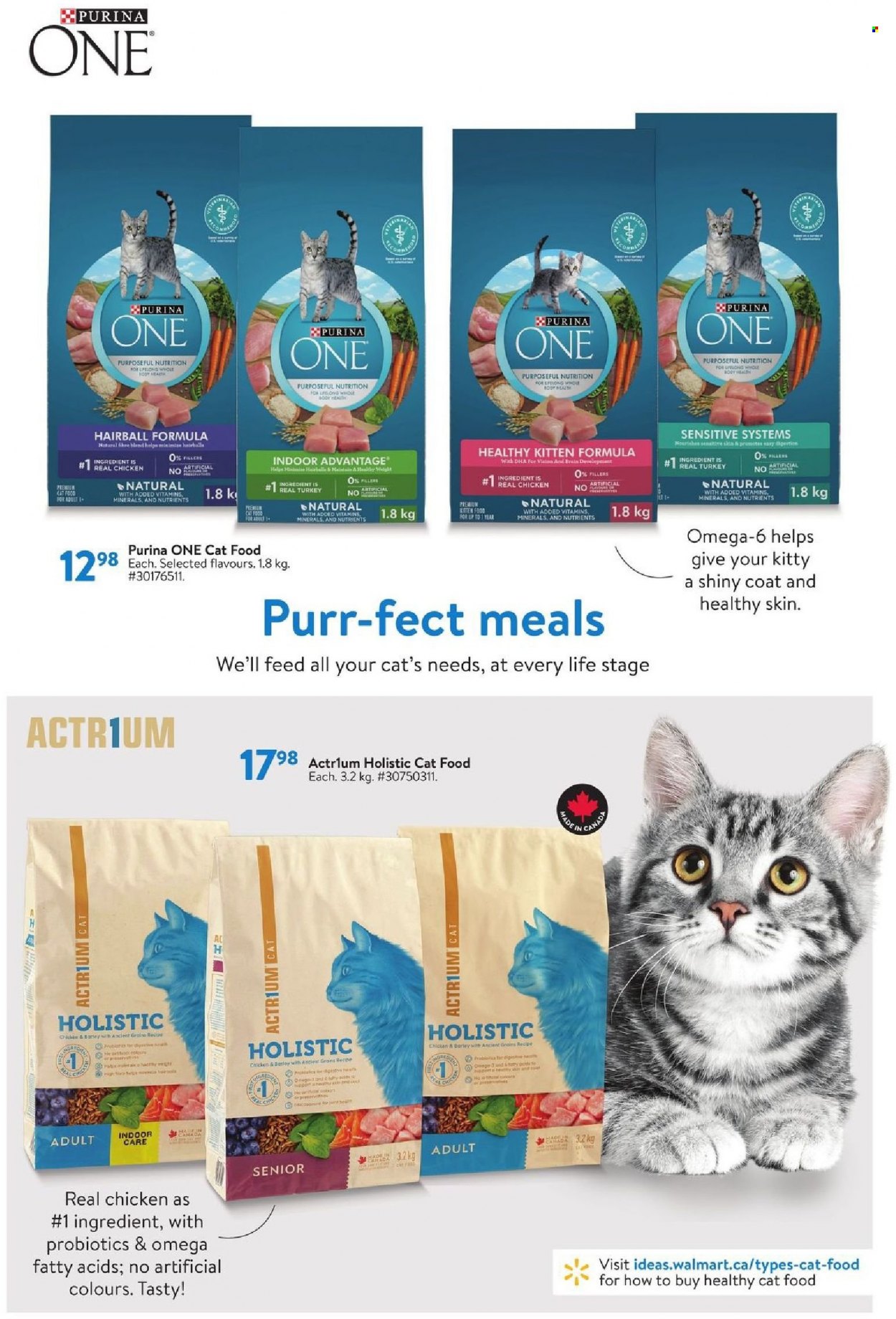 thumbnail - Walmart Flyer - September 16, 2021 - September 29, 2021 - Sales products - animal food, cat food, Purina. Page 3.