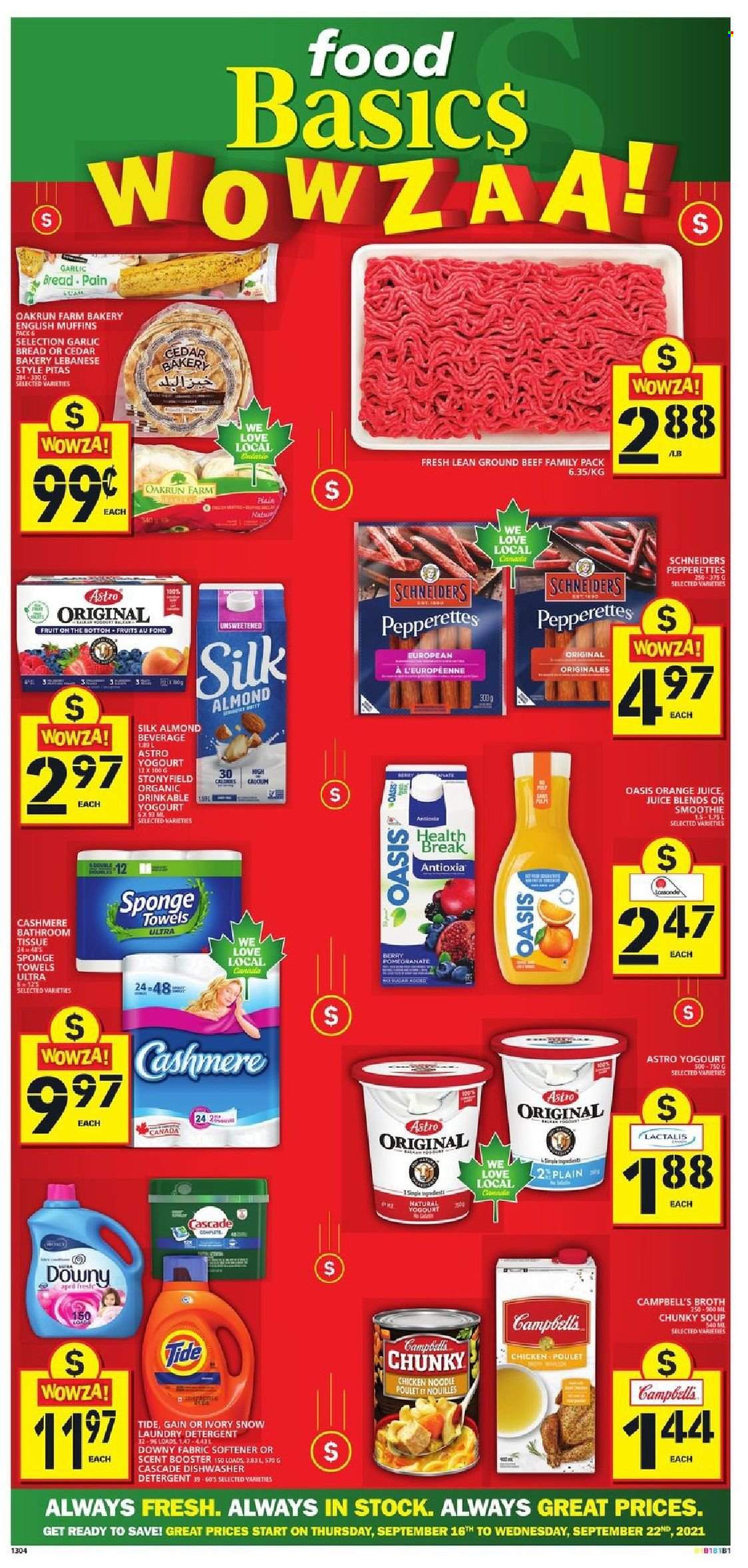 Food Basics flyer - September 16, 2021 - September 22, 2021. Page 1