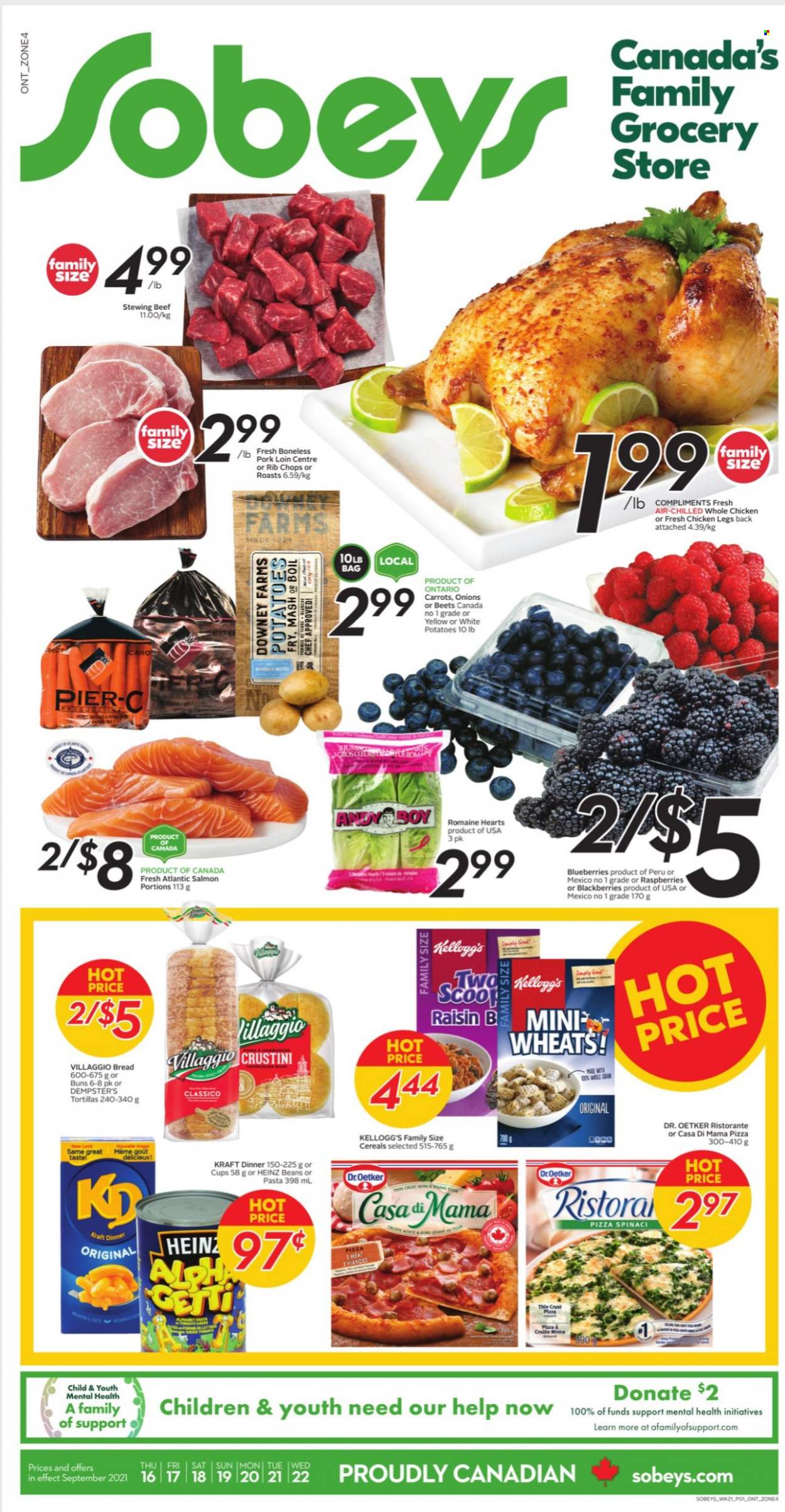 Sobeys flyer - September 16, 2021 - September 22, 2021. Page 1