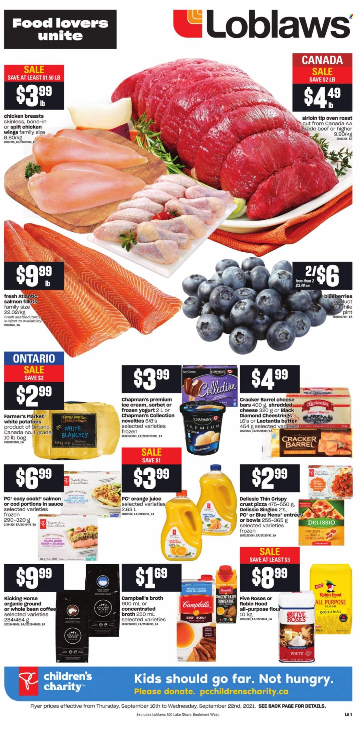 Loblaws flyer - September 16, 2021 - September 22, 2021. Page 1