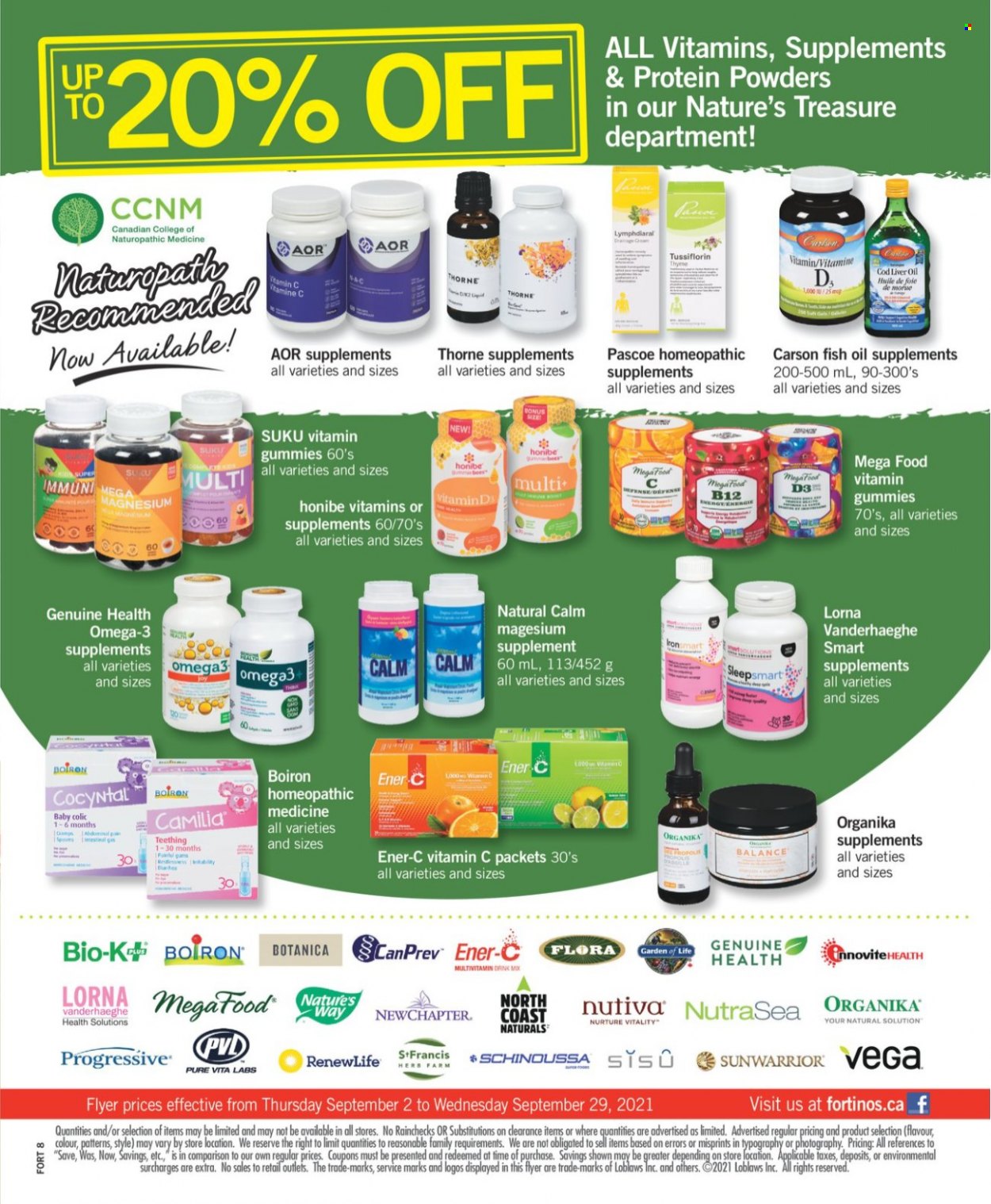 Fortinos flyer - September 02, 2021 - September 29, 2021. Page 8
