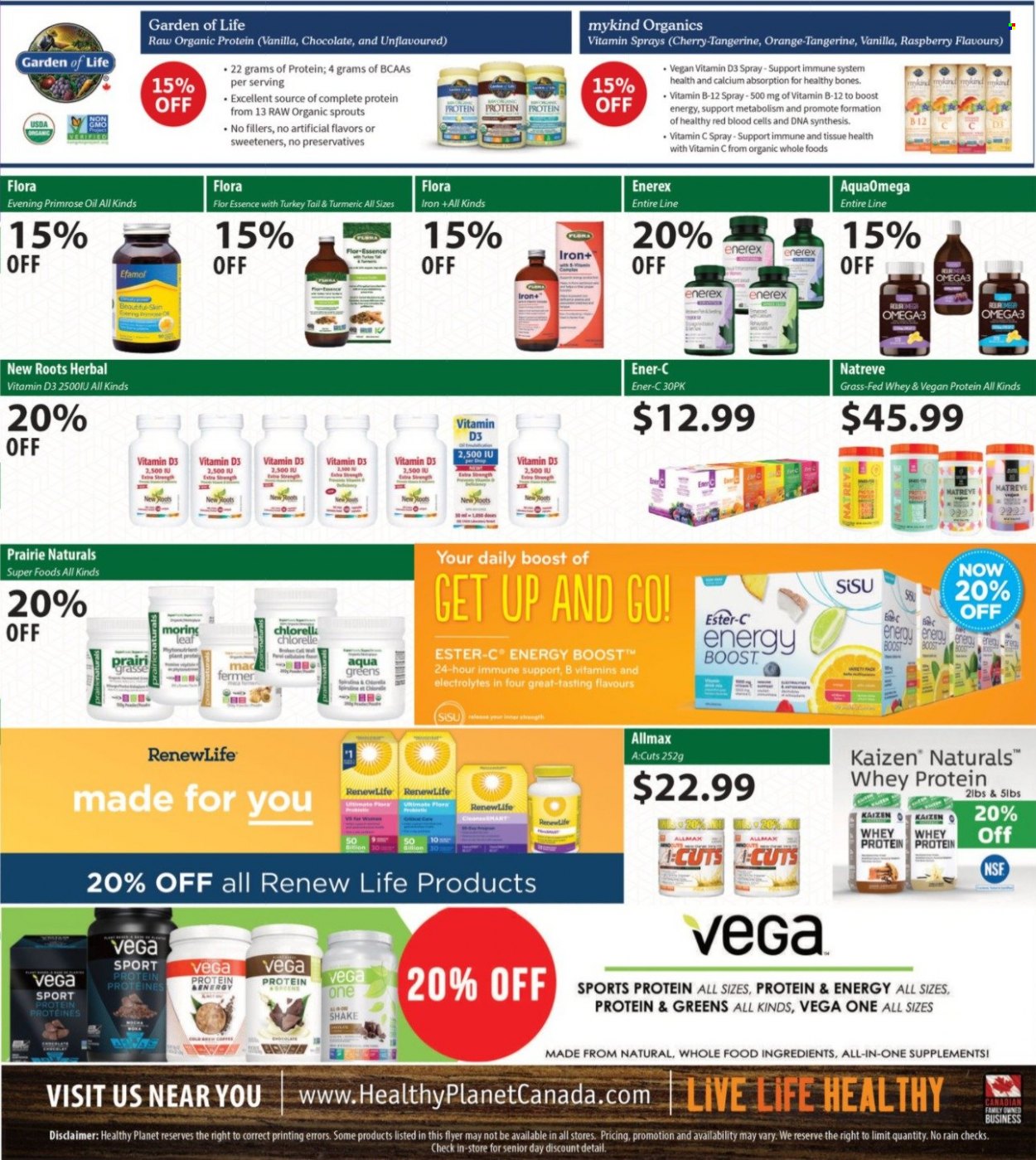 thumbnail - Healthy Planet Flyer - September 16, 2021 - October 13, 2021 - Sales products - chocolate, turmeric, oil, Boost, tissues, Ester-c, whey protein, Go!, vitamin D3, calcium. Page 8.