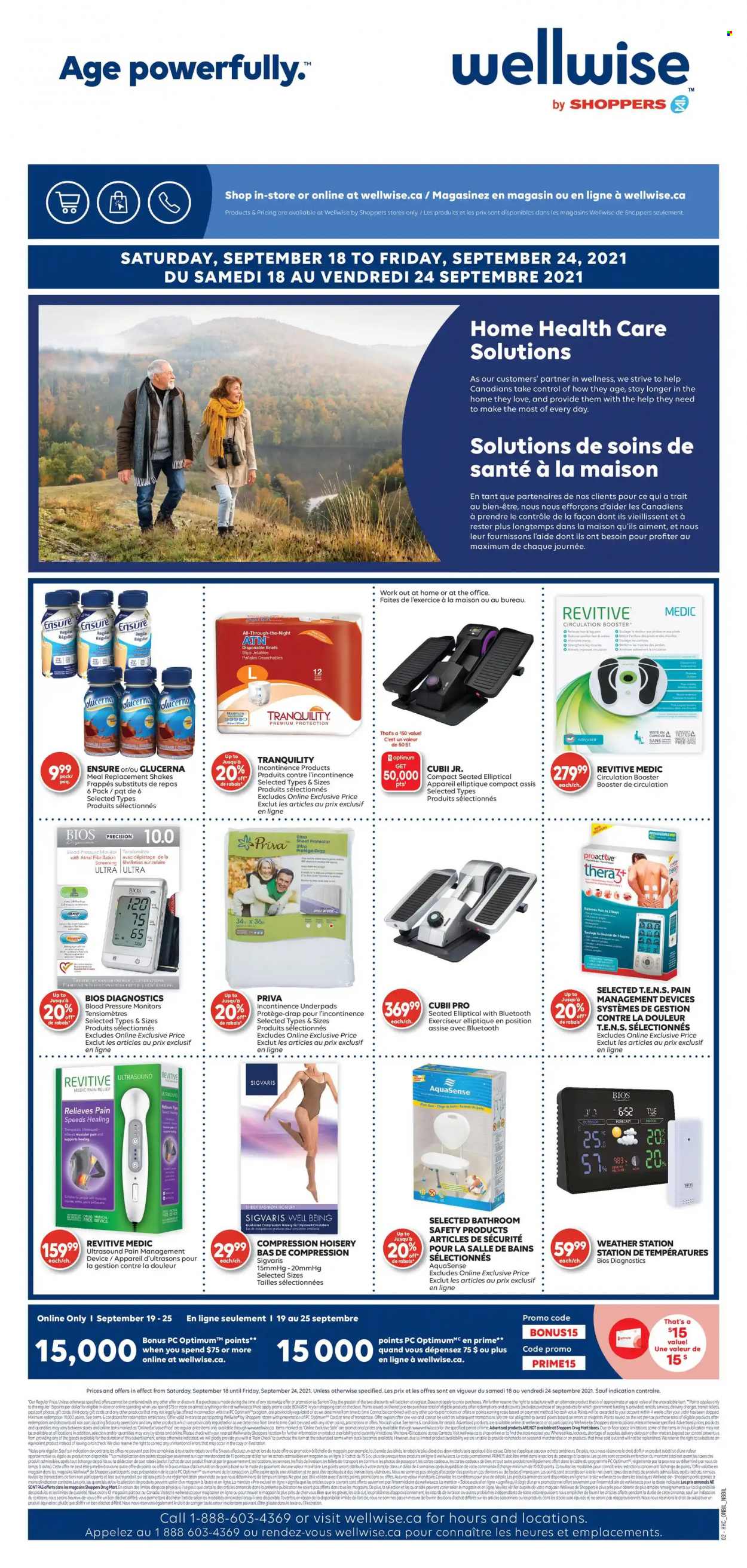 Shoppers Drug Mart flyer - September 18, 2021 - September 24, 2021. Page 16