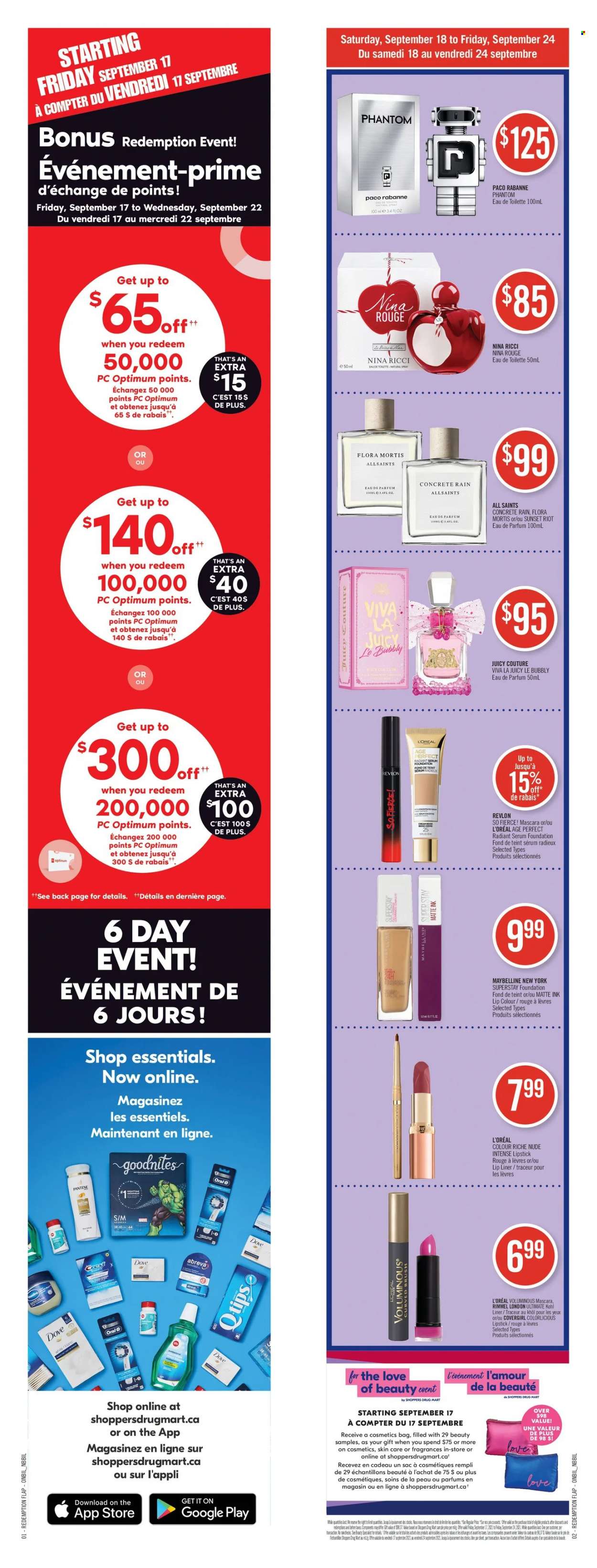 Shoppers Drug Mart flyer - September 18, 2021 - September 24, 2021. Page 19