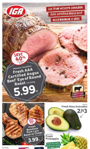 IGA Simple Goodness Flyer - September 17, 2021 - September 23, 2021.