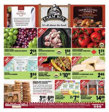 Farm Boy Flyer - September 16, 2021 - September 22, 2021.