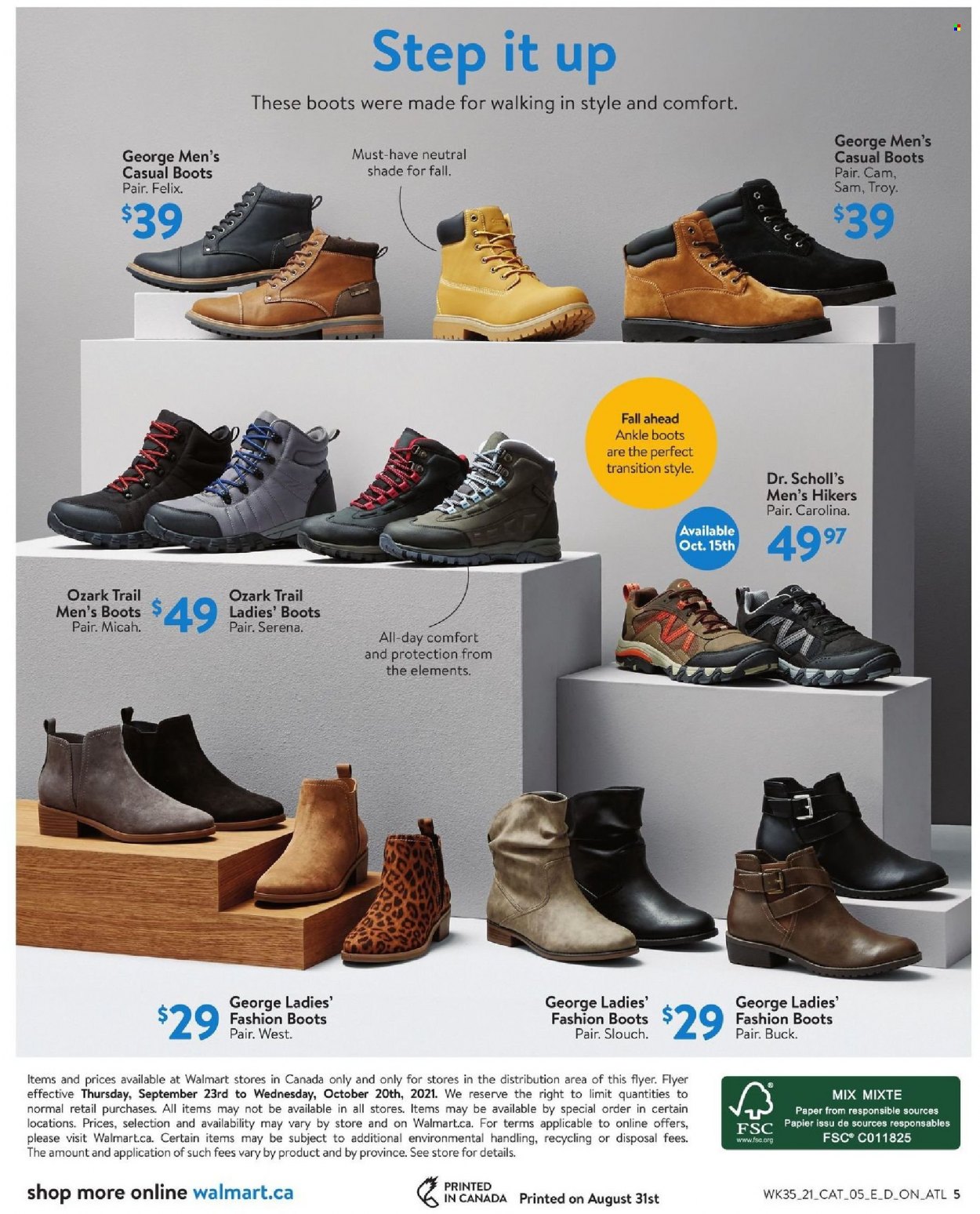 Walmart flyer - September 23, 2021 - October 20, 2021. Page 5