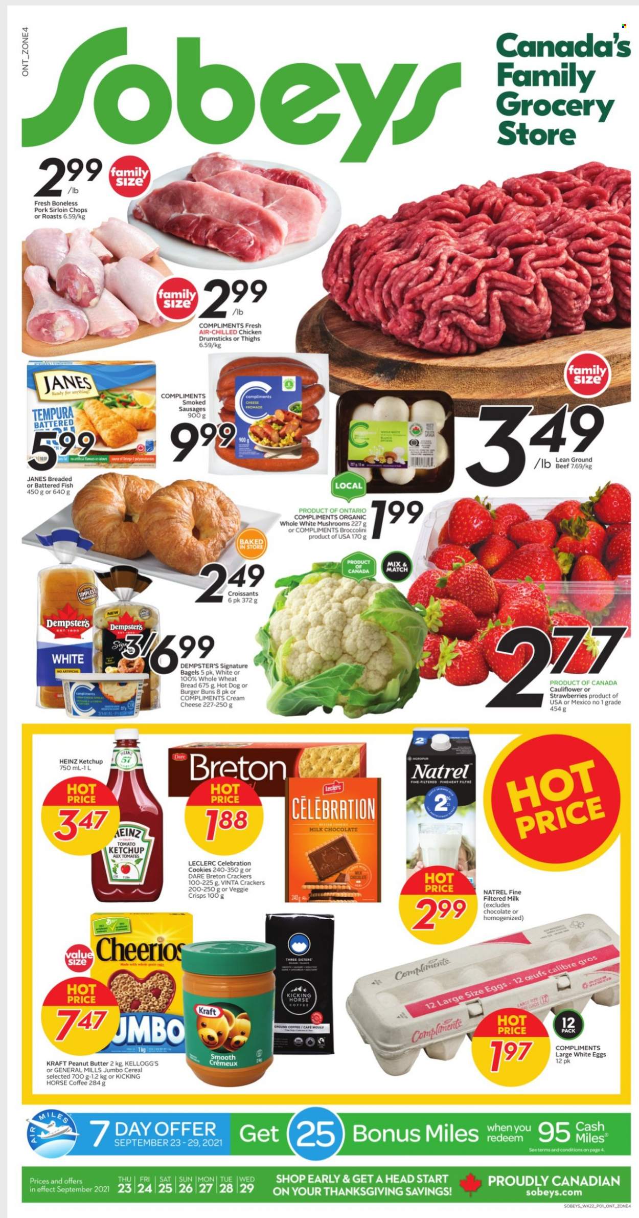 Sobeys flyer - September 23, 2021 - September 29, 2021. Page 1