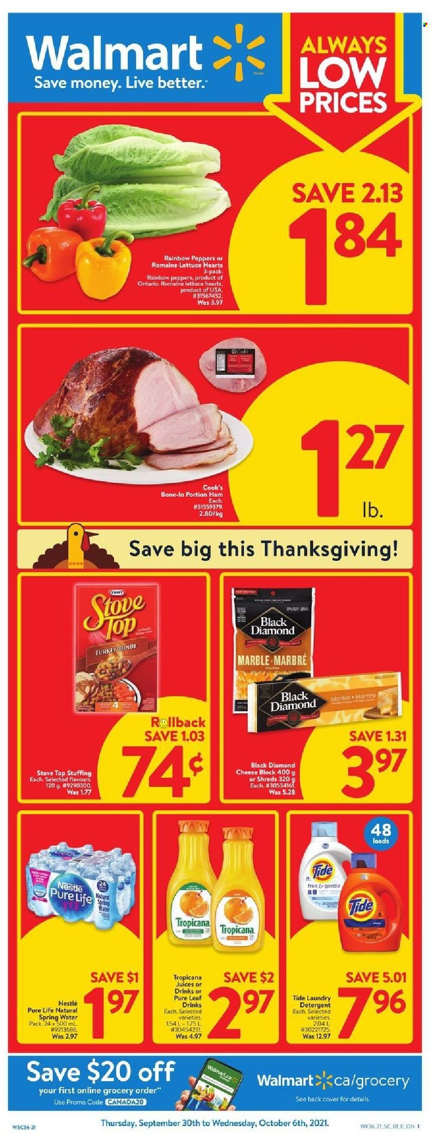 Walmart flyer - September 30, 2021 - October 06, 2021. Page 1