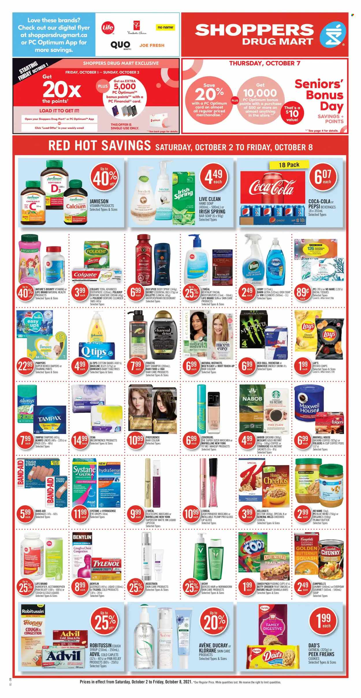 Shoppers Drug Mart flyer - October 02, 2021 - October 08, 2021. Page 1