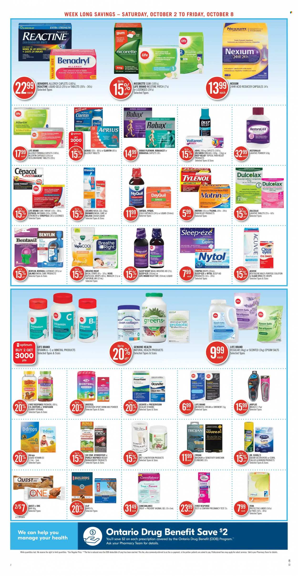 Shoppers Drug Mart flyer - October 02, 2021 - October 08, 2021. Page 2