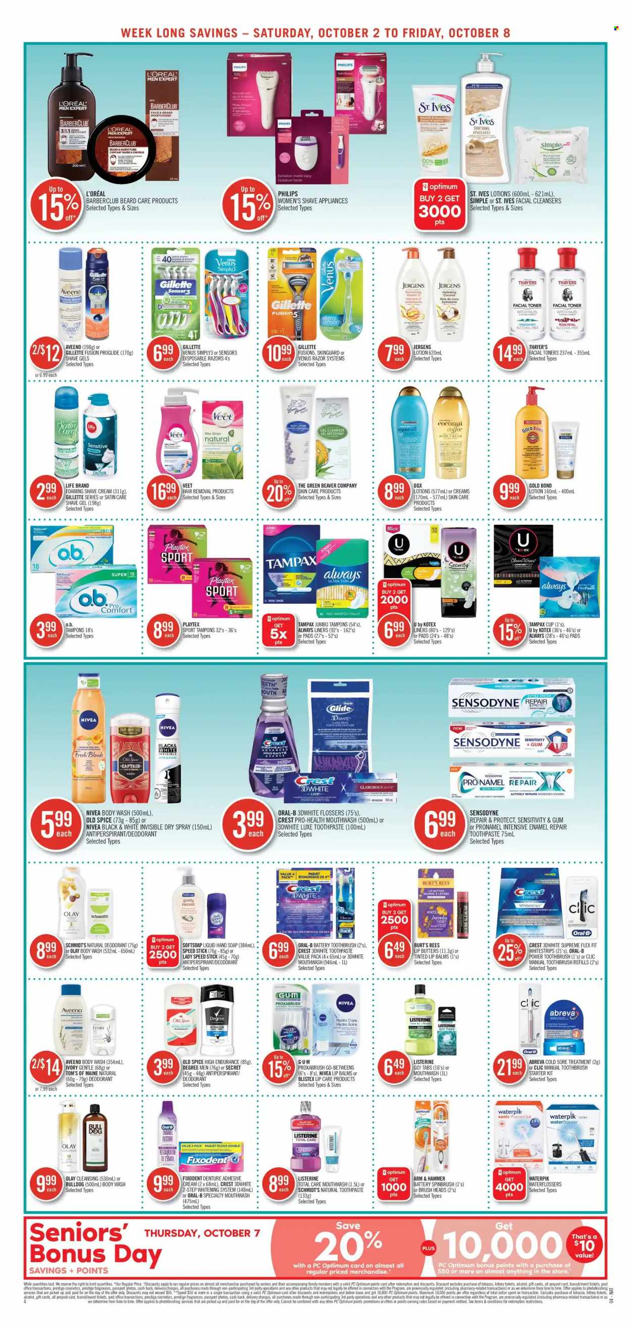 Shoppers Drug Mart flyer - October 02, 2021 - October 08, 2021. Page 4