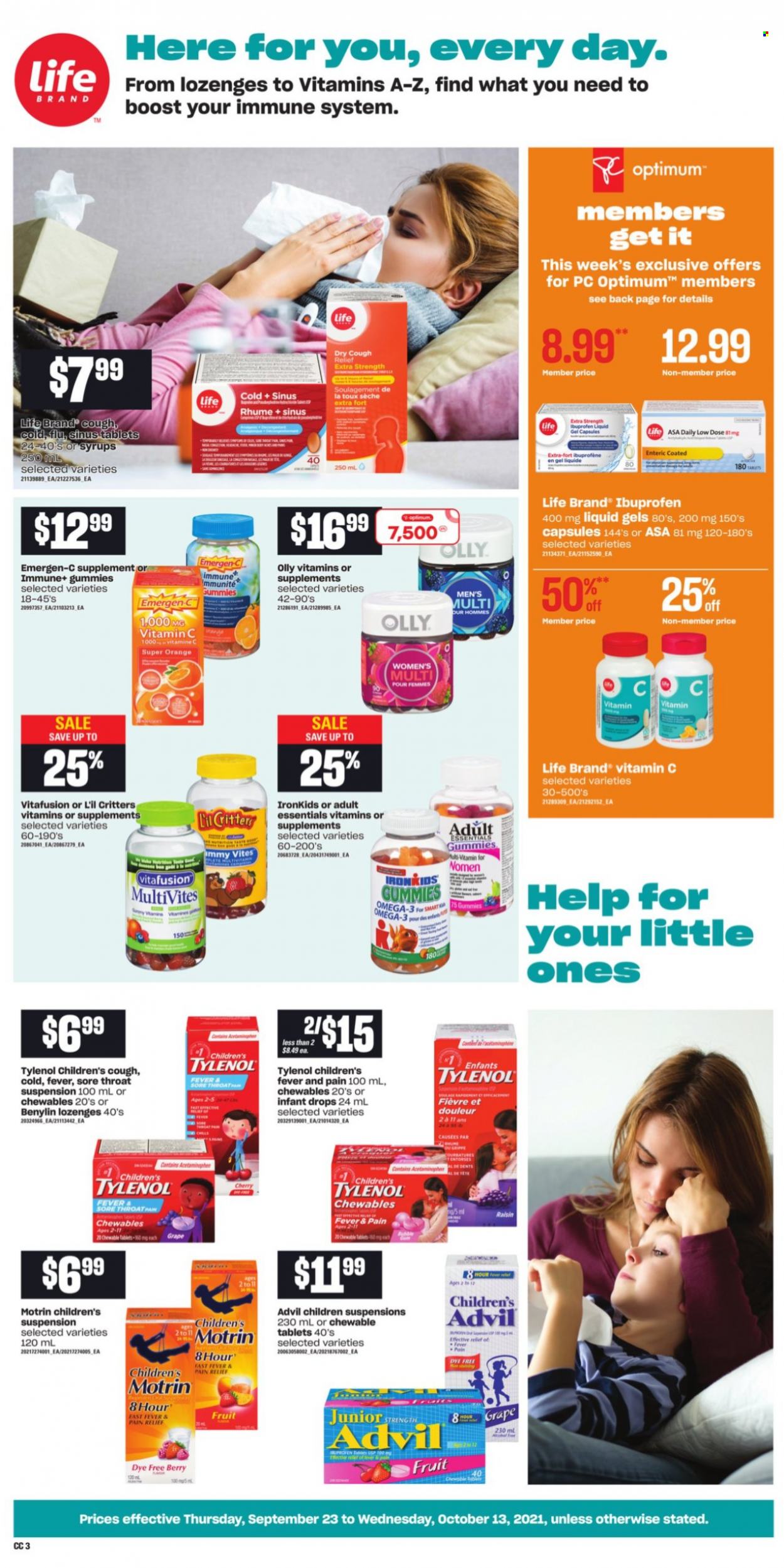Loblaws flyer - September 23, 2021 - October 13, 2021. Page 3