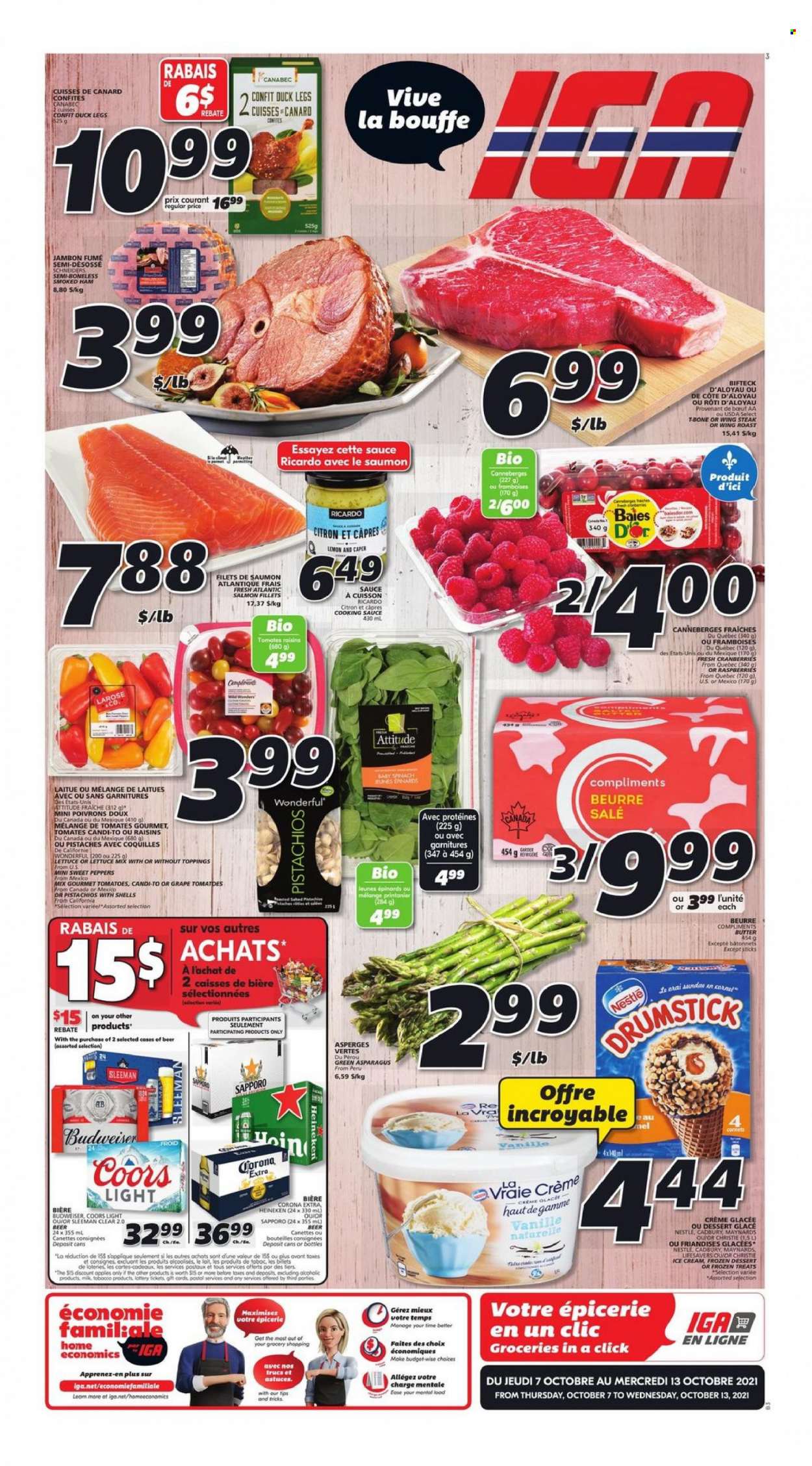 IGA flyer - October 07, 2021 - October 13, 2021. Page 1