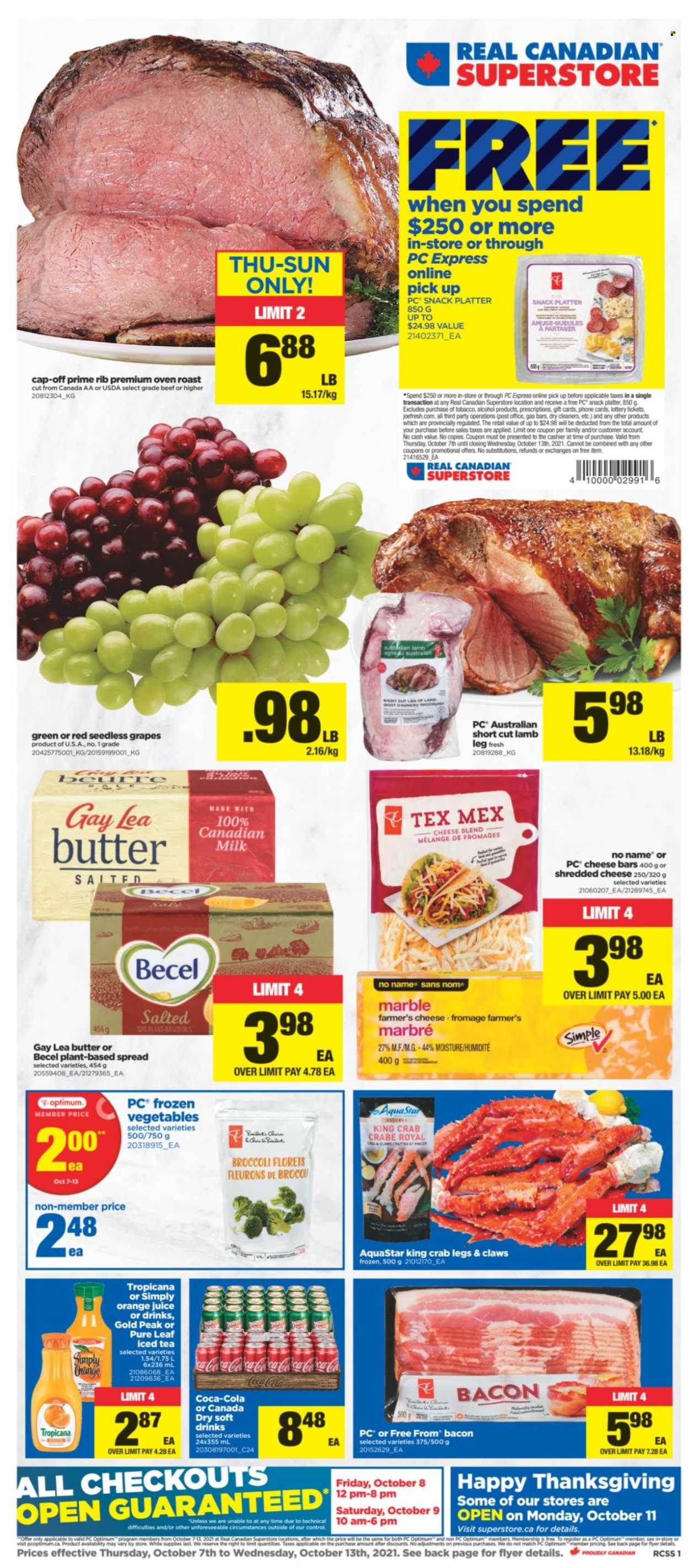 Real Canadian Superstore flyer - October 07, 2021 - October 13, 2021. Page 1