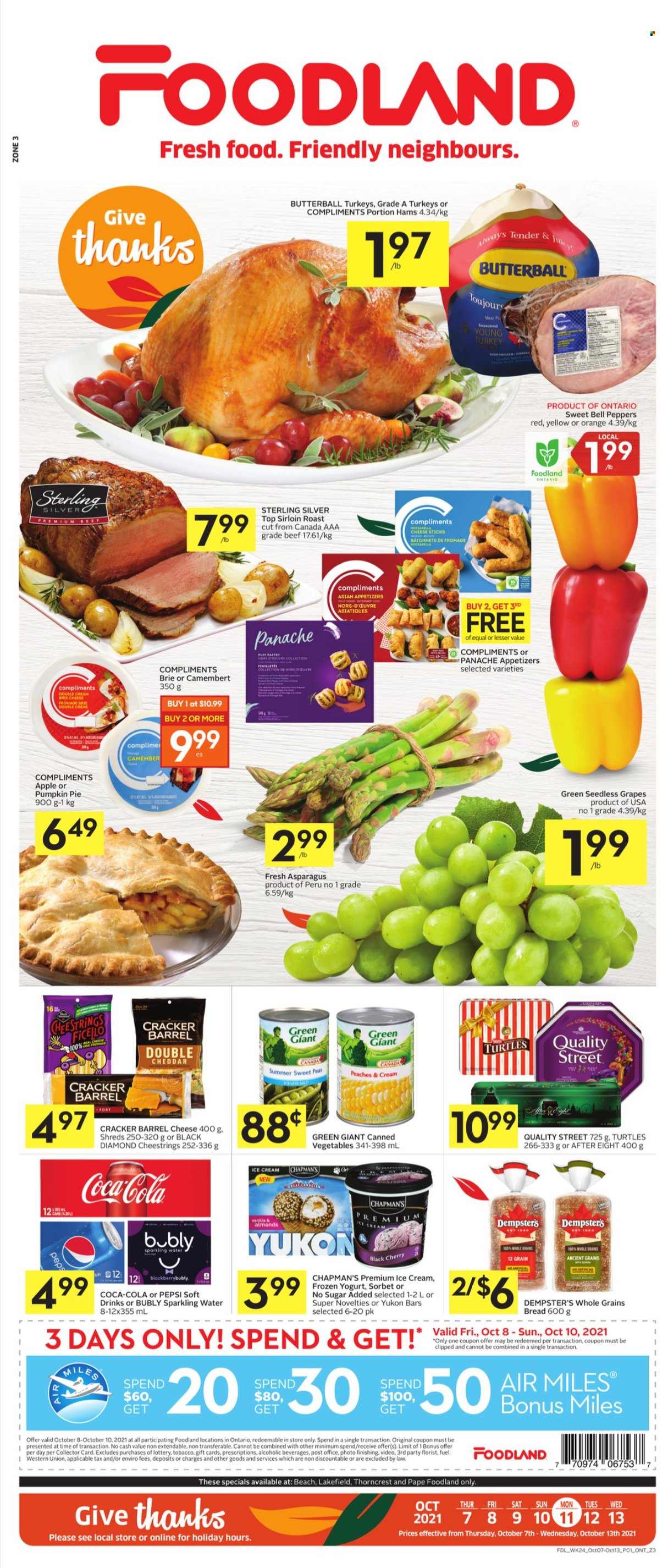 Foodland flyer - October 07, 2021 - October 13, 2021. Page 1