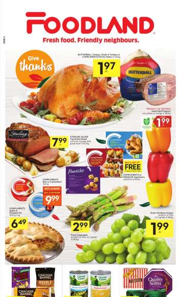 Circulaire Foodland - 07 Octobre 2021 - 13 Octobre 2021.