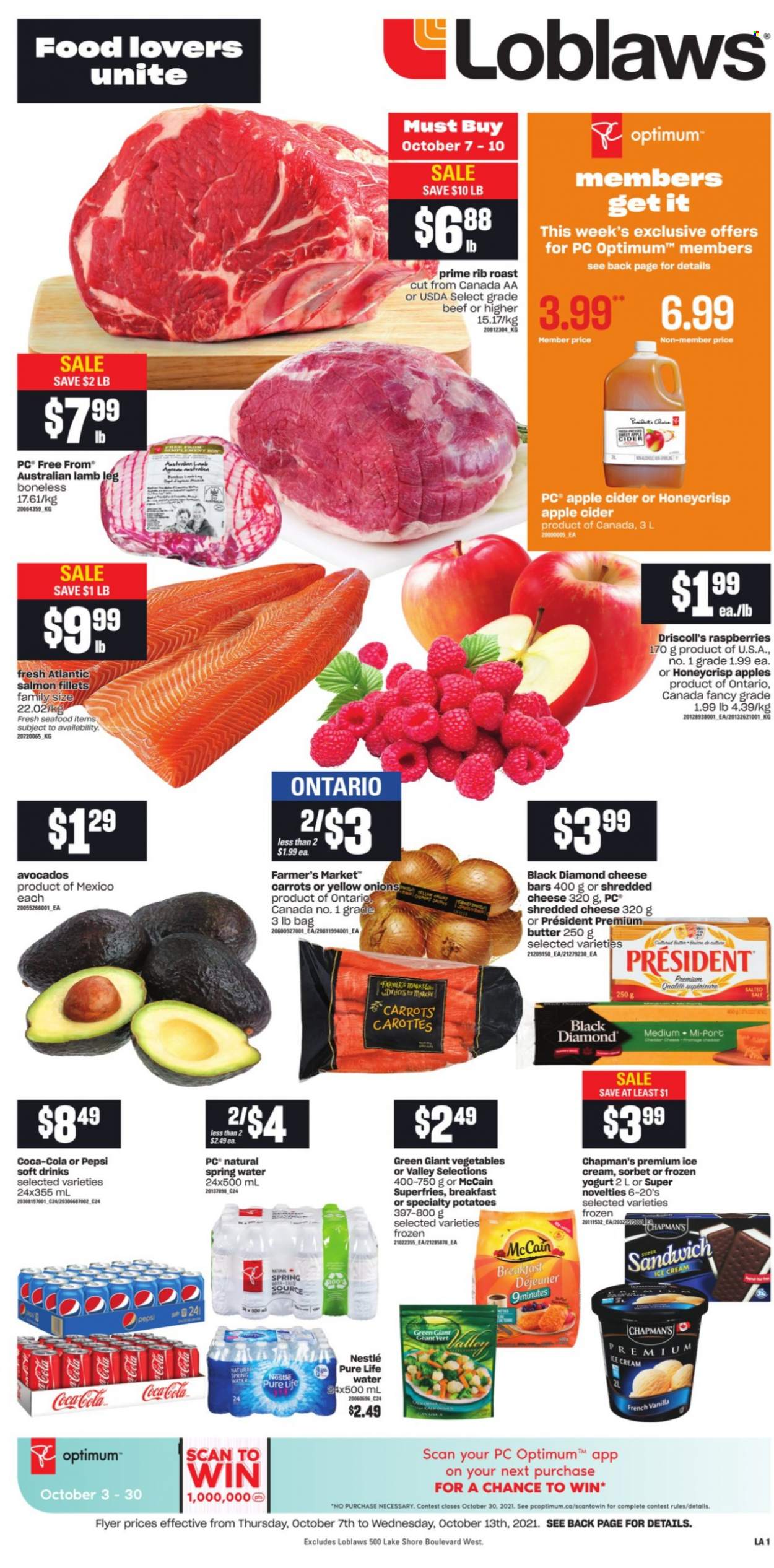 Loblaws flyer - October 07, 2021 - October 13, 2021. Page 1