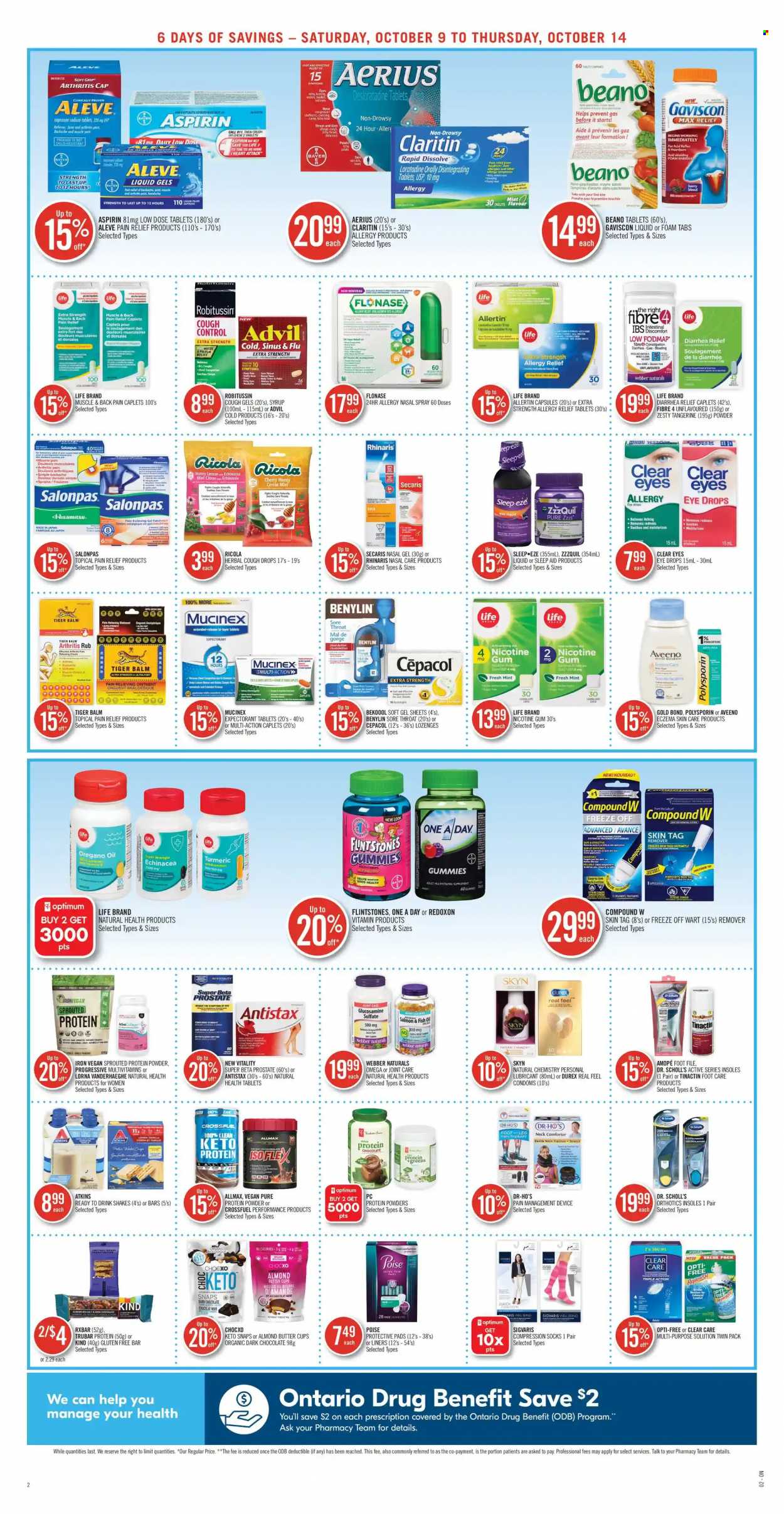 Shoppers Drug Mart flyer - October 09, 2021 - October 14, 2021. Page 2