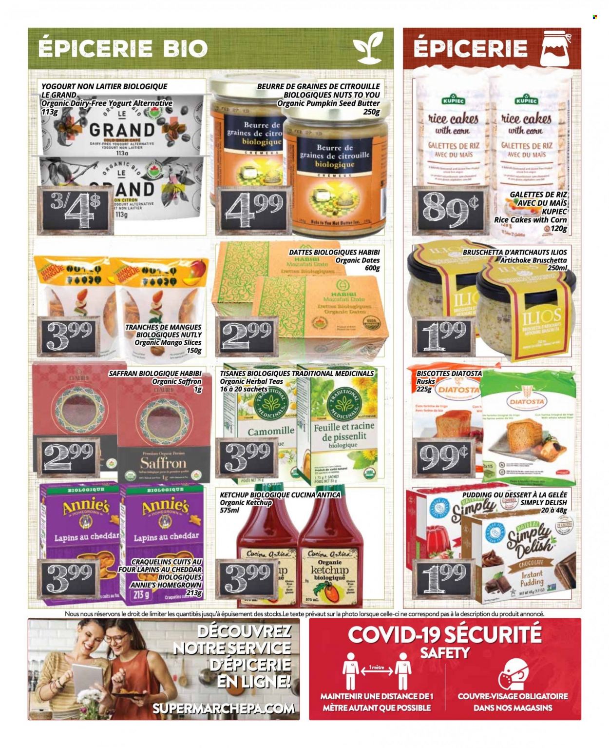 thumbnail - PA Nature Flyer - October 11, 2021 - October 24, 2021 - Sales products - rusks, artichoke, corn, Annie's, bruschetta, cheese, pudding, yoghurt, butter, chocolate, rice, ketchup. Page 2.