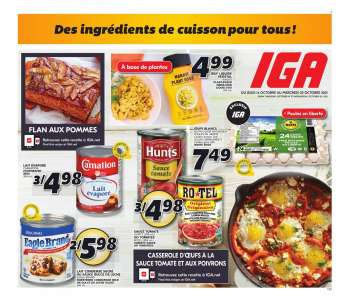 IGA Flyer - October 14, 2021 - October 20, 2021.
