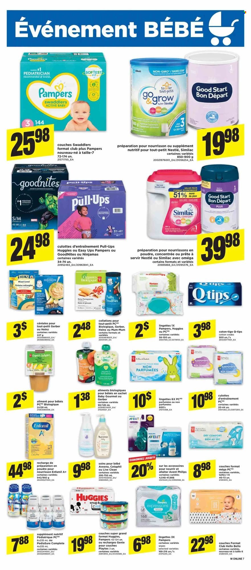 thumbnail - Maxi Flyer - October 14, 2021 - October 20, 2021 - Sales products - puffs, Gerber, Heinz, cereals, Enfamil, Similac, wipes, Aveeno, Playtex, Mum, Nestlé, Huggies, Pampers. Page 10.